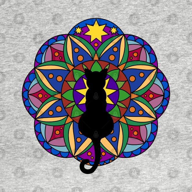 Cat Mandala by The Lemon Stationery & Gift Co